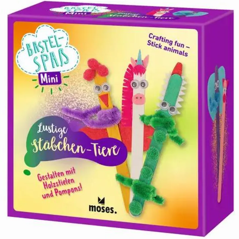 Moses Basteln>Bastelspaß Mini - Farbenfrohe DIY-Sets