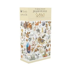 Wrendale Desings Ltd Geschenkverpackung Und Kleine Aufmerksamkeiten>Bauernhoftiere Puzzle, 1000 Teile, 508x 685,8mm
