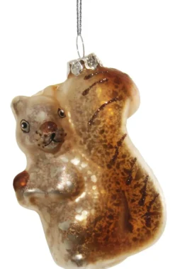 Shishi AS Baumschmuck Und Zubehör>Baumanhänger Eichhörnchen 6cm, braun, glas