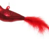 Shishi AS Baumschmuck Und Zubehör>Baumschuck Vogel mit Feder 15cm rot