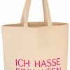 17;30 Küchentextilien>Baumwolltasche "Ich hasse einkaufen" 40x39x9cm