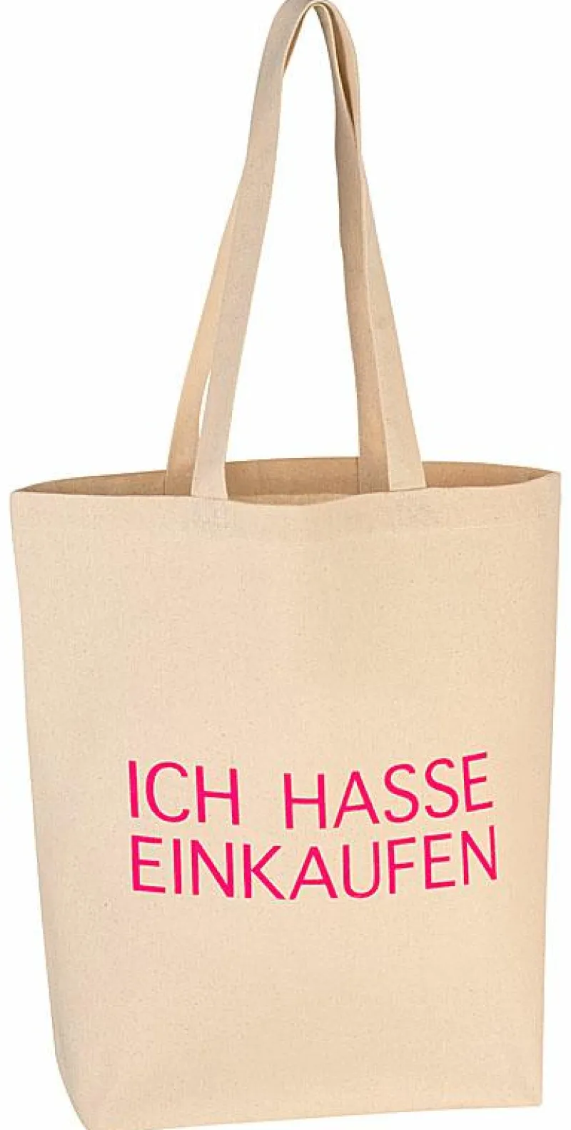 17;30 Küchentextilien>Baumwolltasche "Ich hasse einkaufen" 40x39x9cm