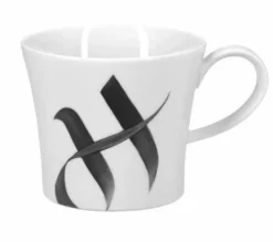 KPM Henkelbecher>Becher Berlin H Alphabet Edition
