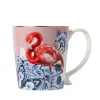 Heinen Delftware Henkelbecher>Becher Mandala flamingo