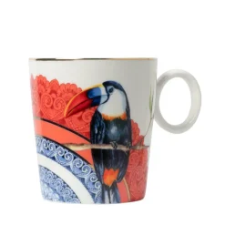 Heinen Delftware Henkelbecher>Becher Mandala toucan