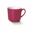 Dibbern Farbe>Becher mit Henkel 0,45 l Himbeere Solid Color