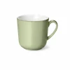 Dibbern Farbe>Becher mit Henkel 0,45 l Khaki Solid Color