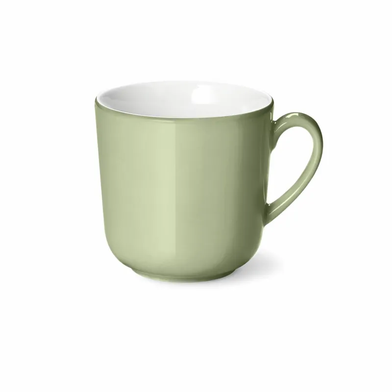 Dibbern Farbe>Becher mit Henkel 0,45 l Khaki Solid Color
