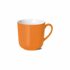 Dibbern Farbe>Becher mit Henkel 0,45 l Orange Solid Color