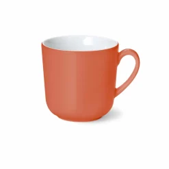 Dibbern Farbe>Becher mit Henkel 0,45 l Paprika Solid Color