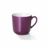 Dibbern Farbe>Becher mit Henkel 0,45 l Plaume Solid Color