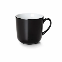 Dibbern Farbe>Becher mit Henkel 0,45 l Schwarz Solid Color
