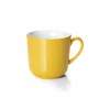 Dibbern Farbe>Becher mit Henkel 0,45 l Sonnengelb Solid Color