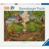 Ravensburger Erwachsenenpuzzle>Bei der Waldhexe - Puzzle 500 Teile