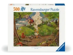 Ravensburger Erwachsenenpuzzle>Bei der Waldhexe - Puzzle 500 Teile