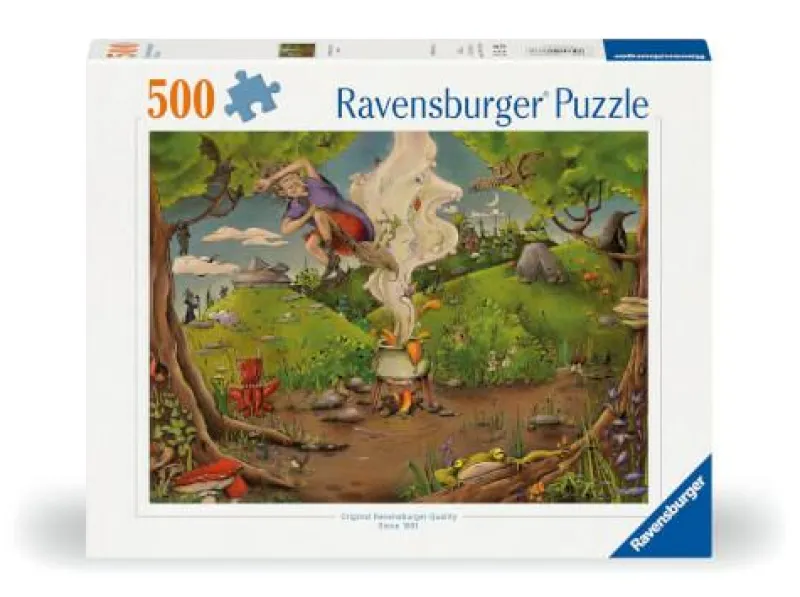 Ravensburger Erwachsenenpuzzle>Bei der Waldhexe - Puzzle 500 Teile