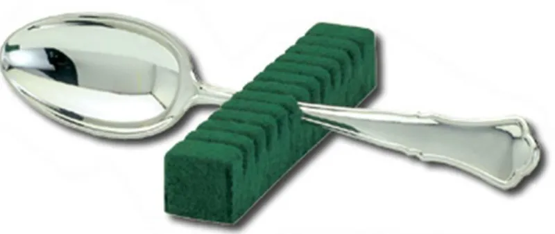 Albec Silberpflege|Silber, Versilbert>Besteckhalter für 12 Löffel dunkelgrün