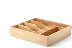 Continenta Aufbewahrung In Der Küche>Besteckkasten Gummibaumholz 35x30x7cm