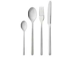 Gense Edelstahl Und Kunststoff>Besteckset 16 teilig, matt/glänzend
