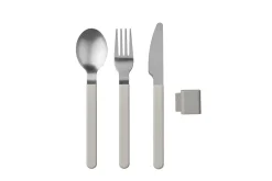 Mepal Edelstahl Und Kunststoff>Besteckset Silueta 3-teilig - Nordic White