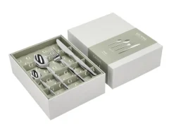 Gense Edelstahl Und Kunststoff>Besteckset Twist 16 teilig, glänzend