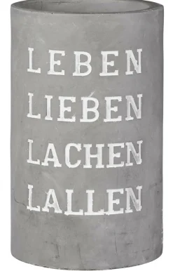 Räder Barzubehör>Beton Flaschenkühler „Leben lieben"