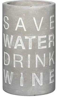 Räder Barzubehör>Beton Weinkühler „Flasche+Glas"