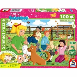Schmidt Spiele Kinderpuzzle>Bibi Blocksberg, Tierpension 100 Teile