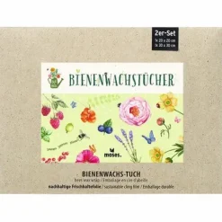 Moses Küchentextilien>Blatt & Blüte - Bienenwachstücher