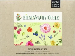 Moses Küchentextilien>Blatt & Blüte - Bienenwachstücher