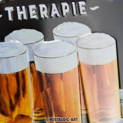 Nostalgic-Art Wand- Und Fensterdekoration>Blechschild 15 x 20 cm Gruppentherapie - Bier