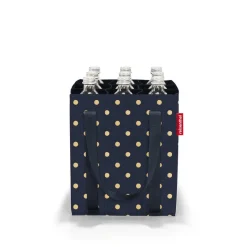 Reisenthel Taschen Und Körbe>Bottlebag Metallic Dots Blue Flaschentasche