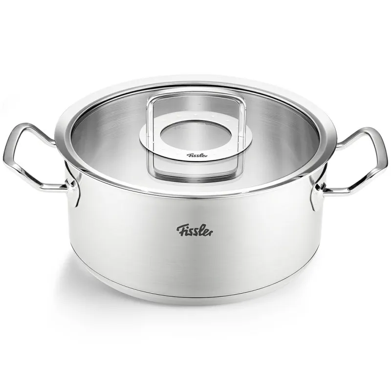 Fissler Töpfe Edelstahl>Bratentopf mit Glasdeckel Original-Profi Collectio