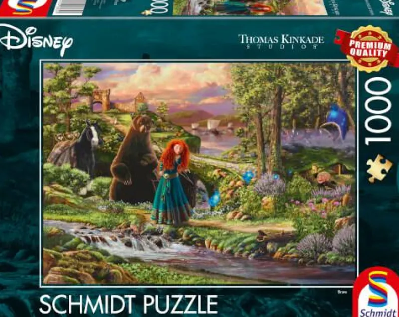 Schmidt Spiele Erwachsenenpuzzle>Brave, Merida - Puzzle 1000 Teile