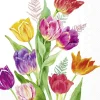 IHR Servietten|Servietten Und Serviettenringe>BRIGHT TULIPS Lunch-Servietten L1032100