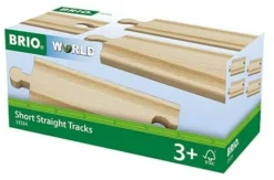 Brio Holzeisenbahn>® 1/2 Gerade Gleise (A1) 33334
