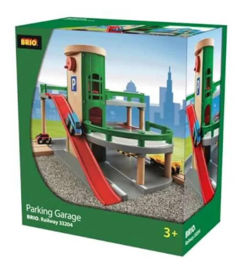 Brio Holzeisenbahn>® Parkhaus, Strassen und Schienen 33204