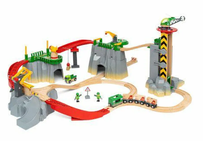 Brio Holzeisenbahn>® World: Gebirgs-Frachten Set Deluxe 36010