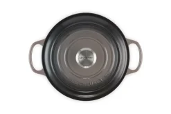 Le Creuset Töpfe Guss Und Silagan>Bräter Signature rund 26 cm Flint