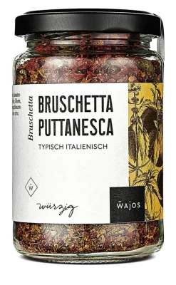 Wajos Gewürze Und Saucen>Bruschetta Puttanesca 80g - Würzmischung