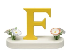 Wendt&Kühn Figuren>Buchstabe F, mit Blumen