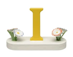 Wendt&Kühn Figuren>Buchstabe I, mit Blumen