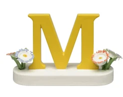Wendt&Kühn Figuren>Buchstabe M, mit Blumen