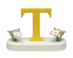 Wendt&Kühn Figuren>Buchstabe T, mit Blumen