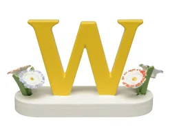 Wendt&Kühn Figuren>Buchstabe W, mit Blumen