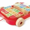 Hape Spielen>Buchstabenbauklötze im Nachziewagen