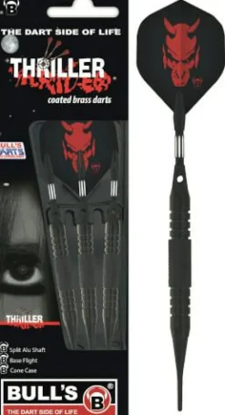 BULL'S® Erwachsenen Und Kennerspiele|Geschenkartikel Für Große>3 Softdart Thriller Bl./Brass 18 g