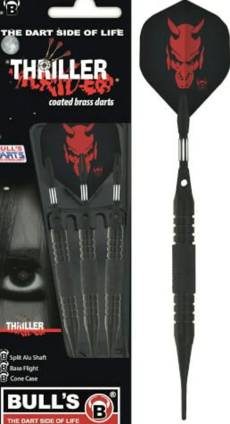 BULL'S® Erwachsenen Und Kennerspiele|Geschenkartikel Für Große>3 Softdart Thriller Bl./Brass 18 g