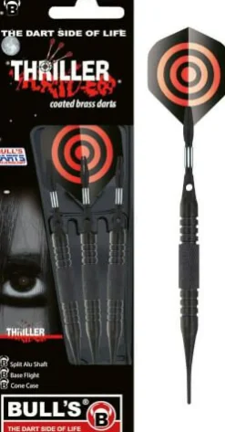 BULL'S® Erwachsenen Und Kennerspiele|Geschenkartikel Für Große>3 Softdart Thriller Bl./Brass 18 g