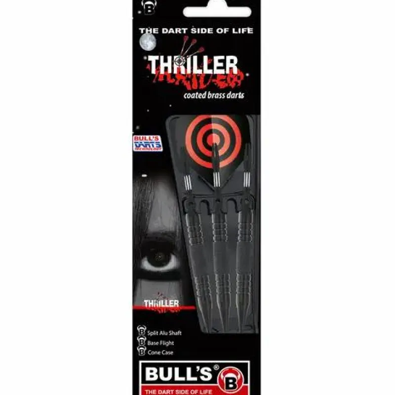 BULL'S® Erwachsenen Und Kennerspiele|Geschenkartikel Für Große>3 Softdarts Thriller Bl. Brass 16 g